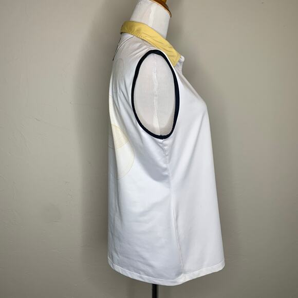 Annika Cutter Buck Sleeveless Polo Shirt Sz Medium - Picture 4 of 9